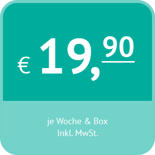 wöchentlicher Mietpreis pro Box wöchentlicher Mietpreis pro Box